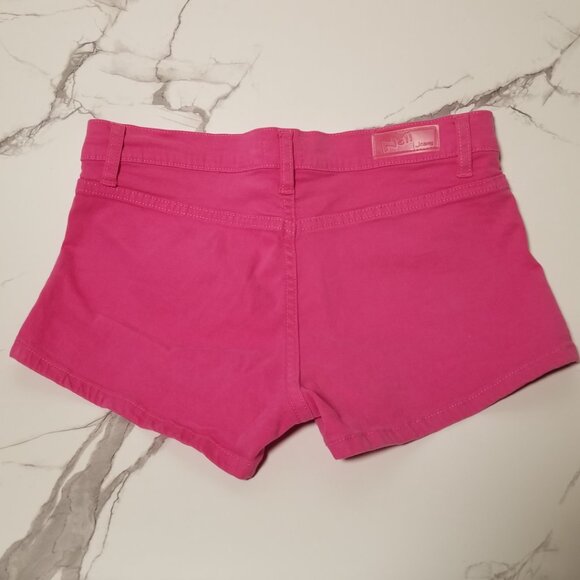 Bright Pink Shorts by Nell Jeans w/Button & Zipper Closure and Front Pockets - Picture 4 of 8
